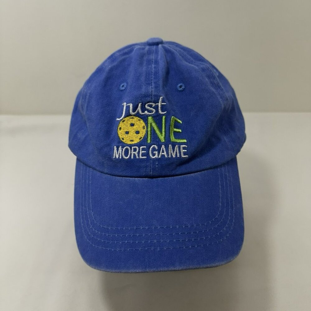 Waldeal Pickleball Baseball Hat Cap One more Game Sports Funny Quote Embroidery